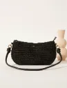 Sac Scarlett Noir Raphia - Maradji
