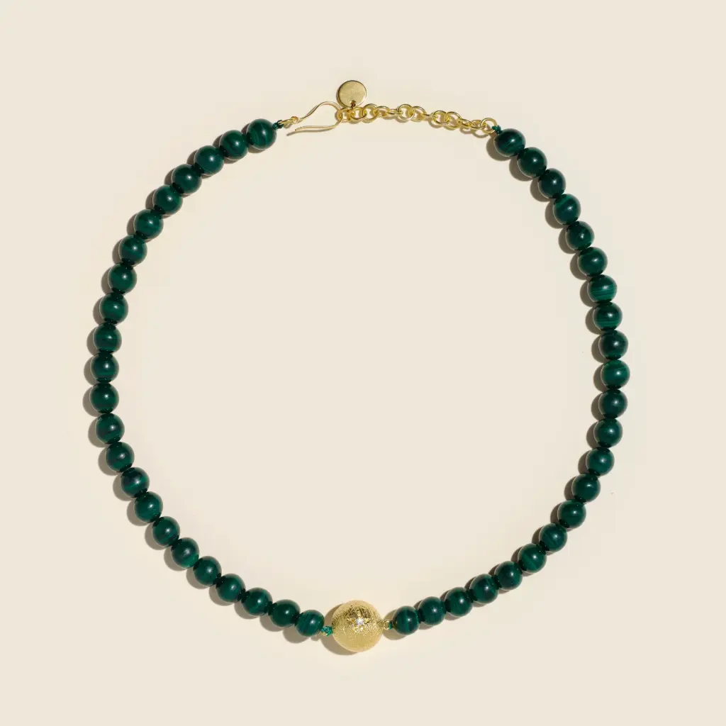 Collier Sfera Malachite - Ucciani
