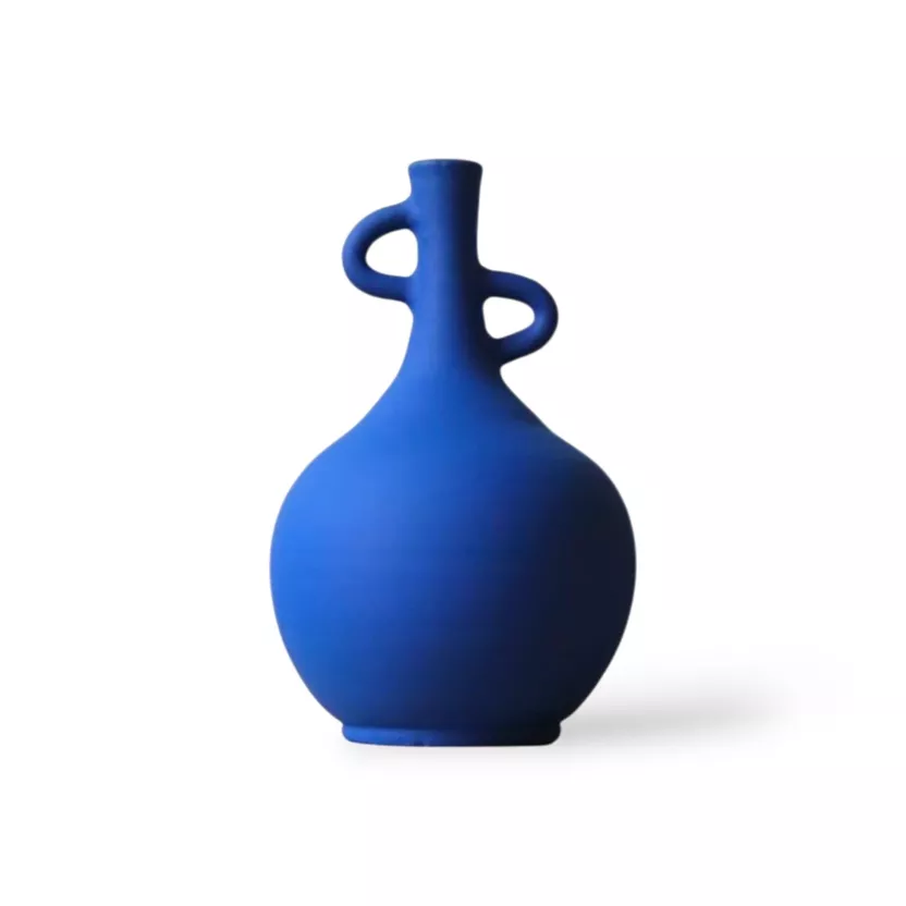 Vase Lixus Bleu - Maison Marmol