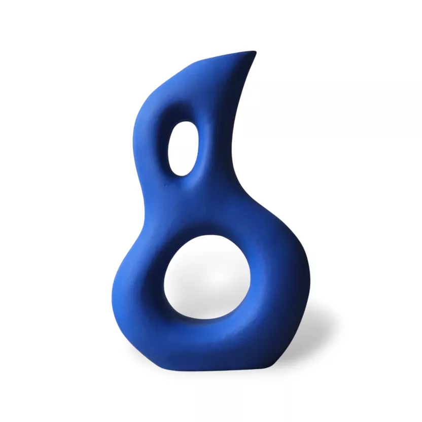 Vase Apollonia Bleu - Maison Marmol