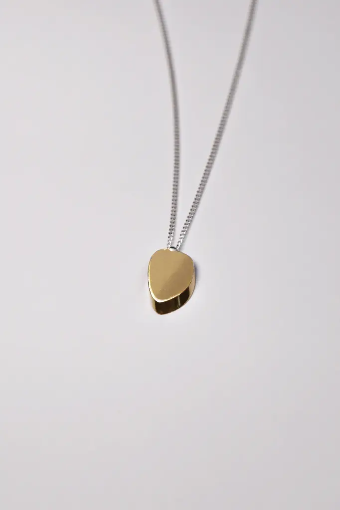 Collier La Volupté pendentif vermeil et chaîne argent - Maison Mouche