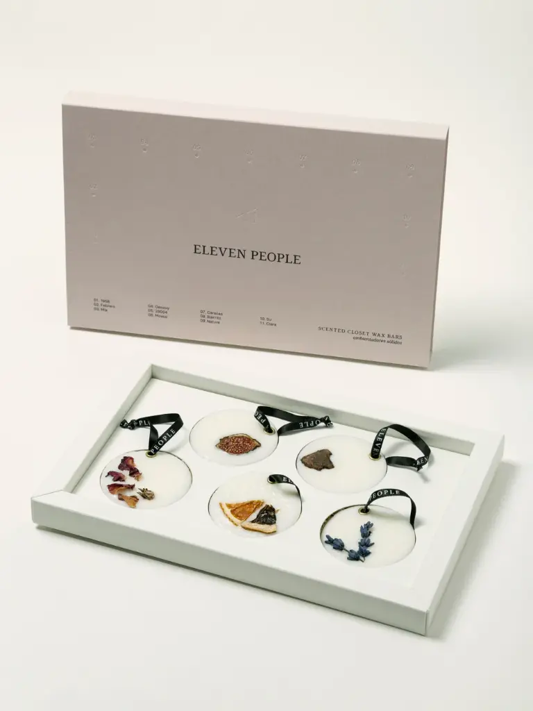 Pack de 5 Barres de Cire Parfumée - Genovy, Caracas, Biarritz, Nature, Clara - Eleven People