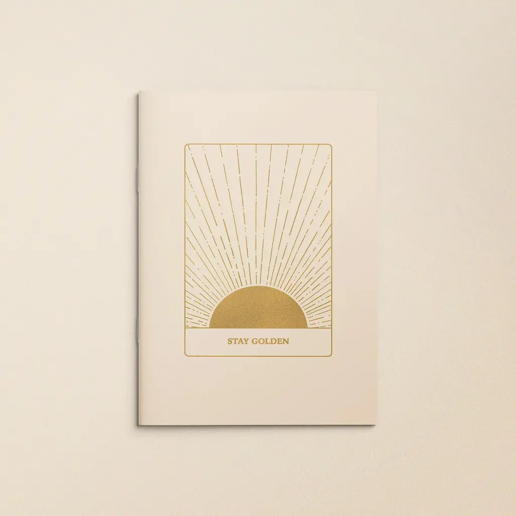 Carnet Stay Golden - Anna Cosma