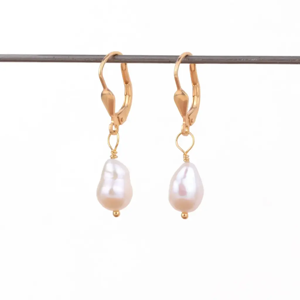 Boucles d'oreilles La Fille à la Perle - Charlotte Wooning