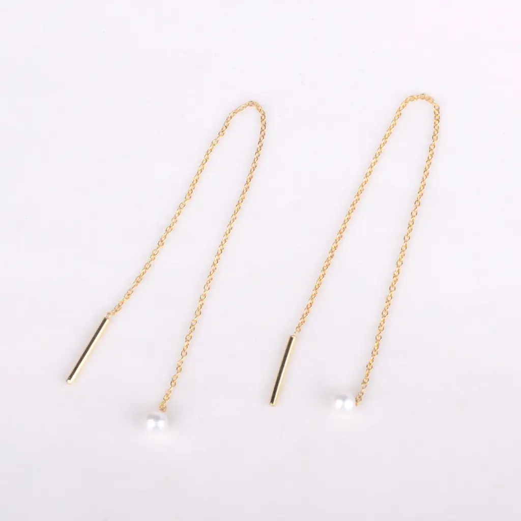 Boucles d'oreilles Mercurius nacre - Charlotte Wooning