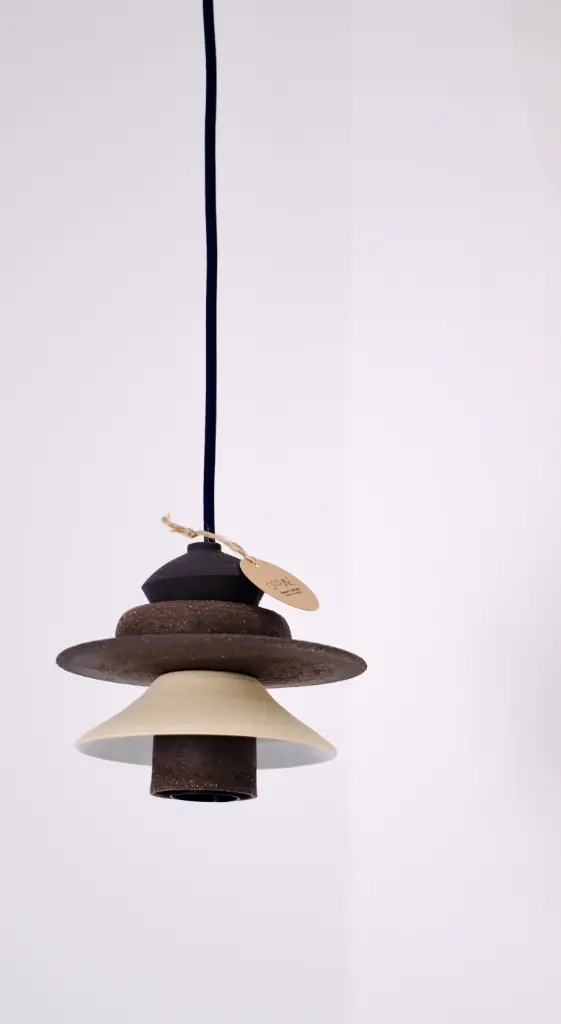 Suspension céramique 5 pièces foncé - Orrae