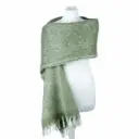 Echarpe Baltik chevrons vert forêt - Maison Lilo