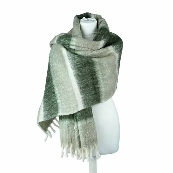 Echarpe Baltik lichen/vert forêt - Maison Lilo