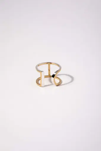 Bague L'Aventure bicolore - Maison Mouche