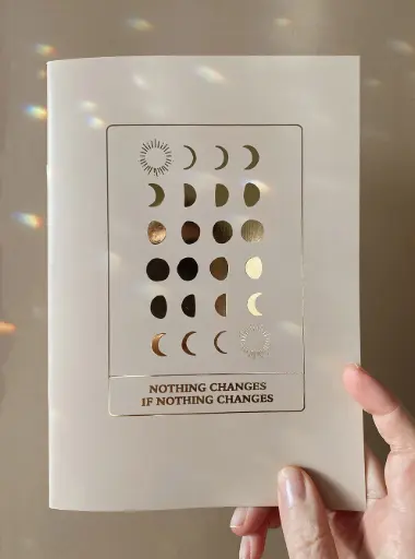 Carnet Nothing Changes If Nothing Changes - Anna Cosma