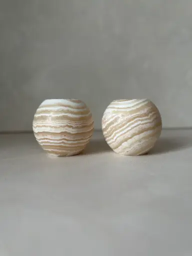 Photophore en albâtre Sierra - Roya