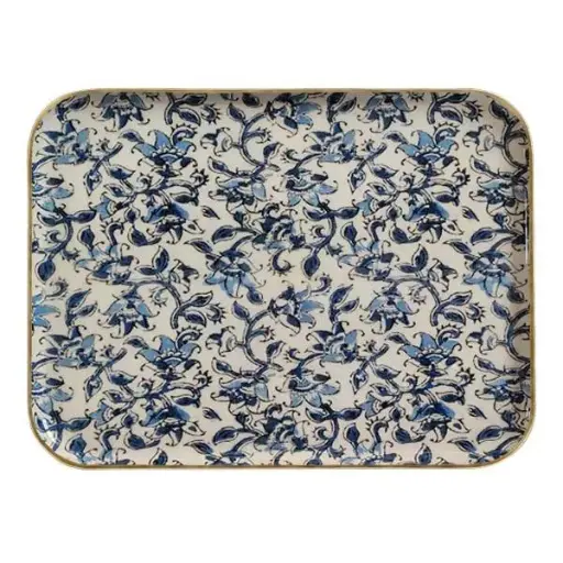 Plateau Métal Isaphan 30x40cm - Maison Lilo