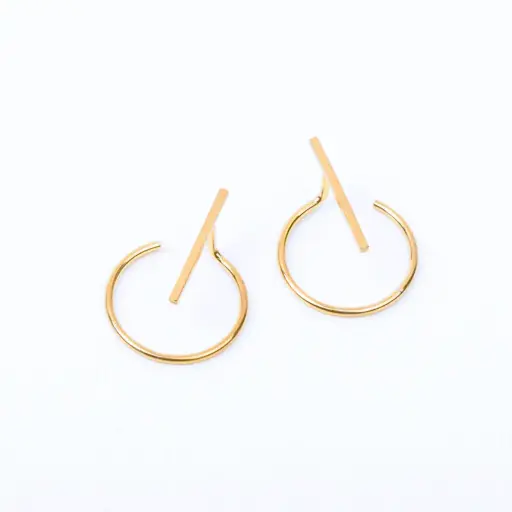Boucles d'oreilles Pluto Stripe - Charlotte Wooning
