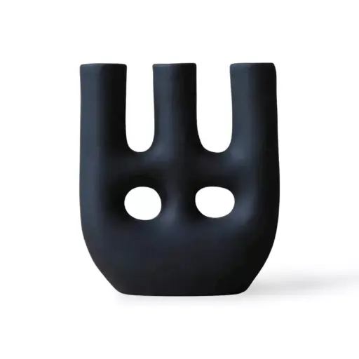Vase Walili Noir - Maison Marmol