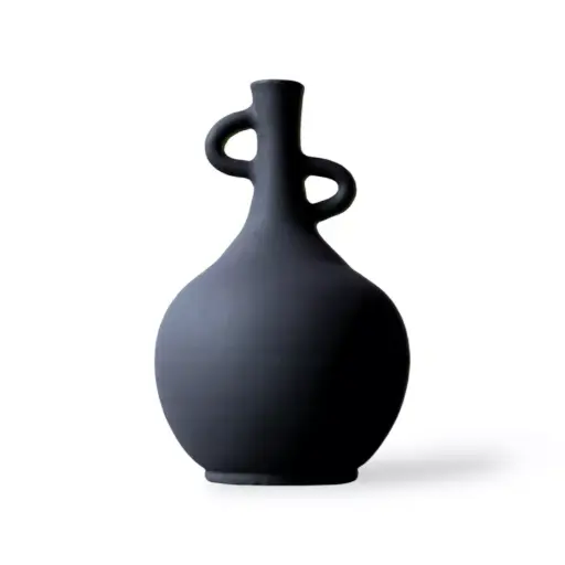 Vase Lixus Noir - Maison Marmol